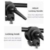 Diyeeni Handle Head Reflector Mount Double Wheel Light Tripod Adapter