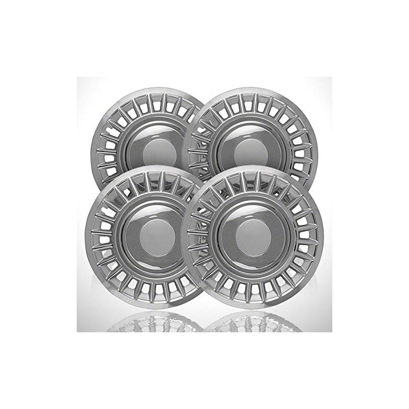 4-Pack of 16' Push-on Chrome Hubcaps fit for Crown Victoria