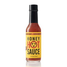 Savannah Bee Company - Honey Hot Sauce - Sweet & Spicy 100% Pure - Infused With Delicious Wildflower Honey and Fiery Jamaican Scotch Bonnet Peppers - the Sauce for Every Meal 5 oz
