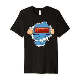 Xander First Name Superhero Premium T-Shirt
