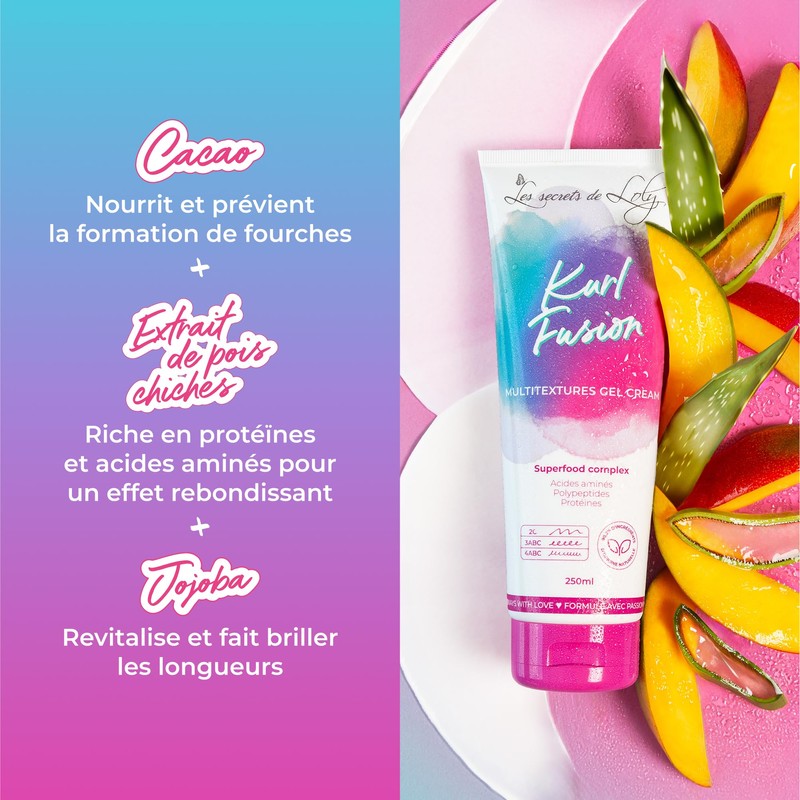 Les Secrets de Loly Kurl Fusion - Curl Gel Cream