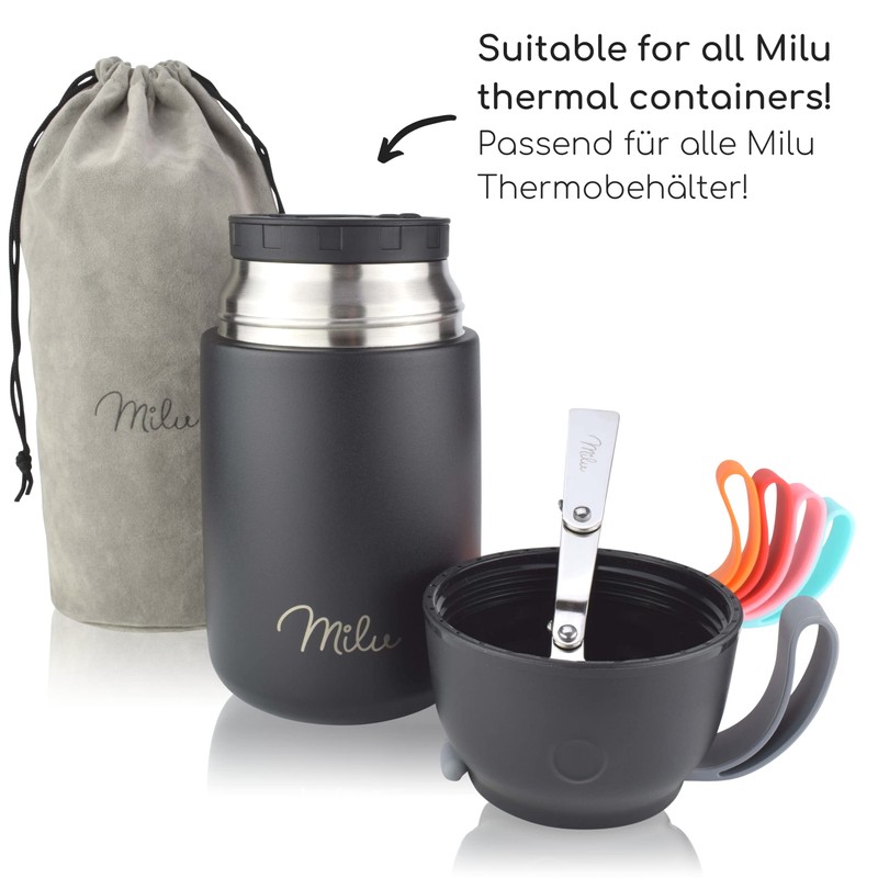 Milu Replacement lid for Thermal Container, 450 ml, 650 ml,