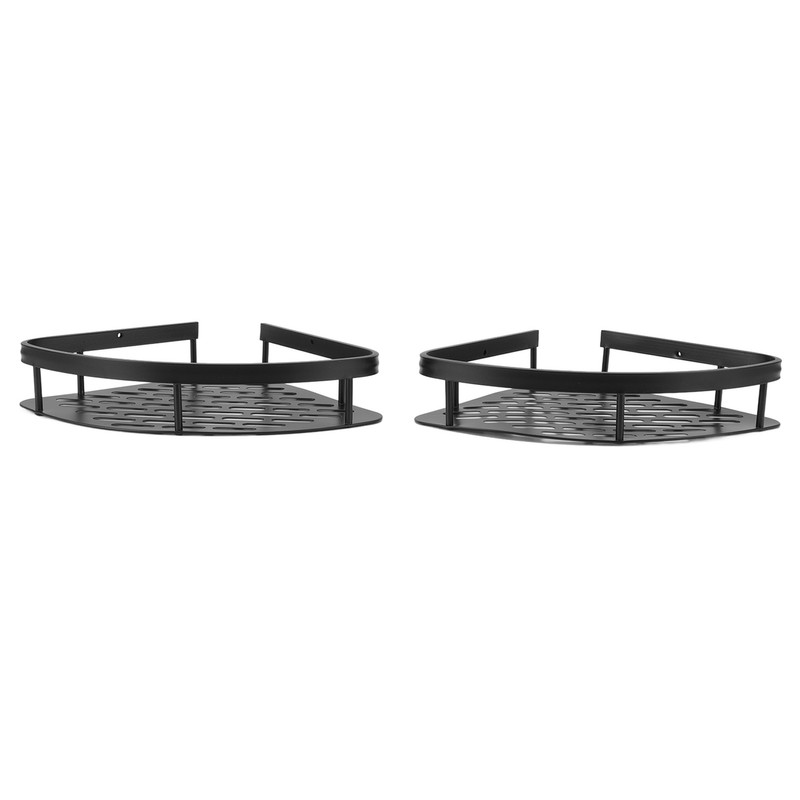 Triangular Shower Shelf Punch Free Rustproof Aluminum Shower Corner Shelf