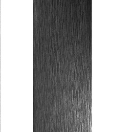 Plain Non-Woven Modern Black Gray Silver Metallic Faux Fabric Lines Wallpaper