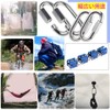 Carabiner 304 Stainless Steel Ring Catch Quick Link Carabiner Connecting