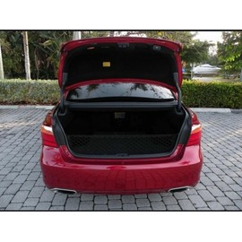 EACCESSORIES EA Rear Trunk Organizer Cargo Net for LEXUS LS430 LS460 LS600h 2001-2017 – Envelope Style Cargo Net for Sedan - Premium Mesh Elastic Car Trunk Organizer-Compatible with LS430 LS460 LS600h