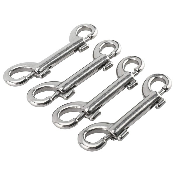 Yaegoo 4 Pack 316 Stainless Steel Double Ended Bolt Snap