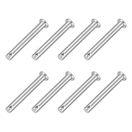 QUARKZMAN Pack of 8 1/4" x 1-3/4" Single Hole Cotter Pins, 304 Stainless Steel Flat Head Cotter Pin for Trailer Latches, Mechanics Repair, Furniture Installation, Industrial Plants