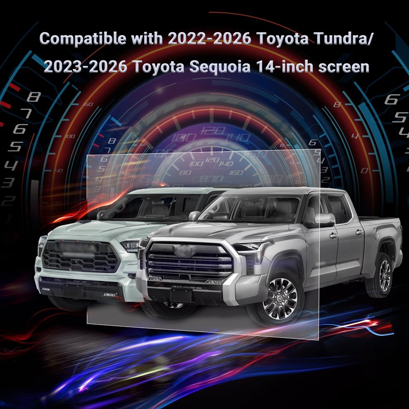 Carwiner Screen Protector for 2022-2026 Toyota Tundra/2023-2026 Toyota Sequoia 14