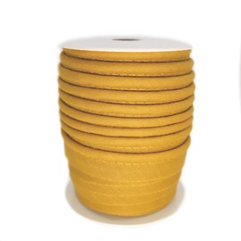 TEXTEX = Piping Cord for Sewing Clothes and Textiles. Composition Polyester 50% and Cotton 50%. 10 mm Wide Flap. Pieces of 10 Metres - (Ochre)
