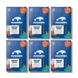 MANATEE GOURMET COFFEE SINGLE SERVE PODS FOR K-CUP BREWERS, ISLAND DARK 72 CT.