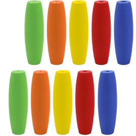 WADY 10PCS Crochet Hook Grips, Ergonomic Soft EVA Handle Covers for 2-10mm Hooks, Comfortable & Removable Knitting Needle Accessories Crochet Hook Handle Grips (Multicolor)