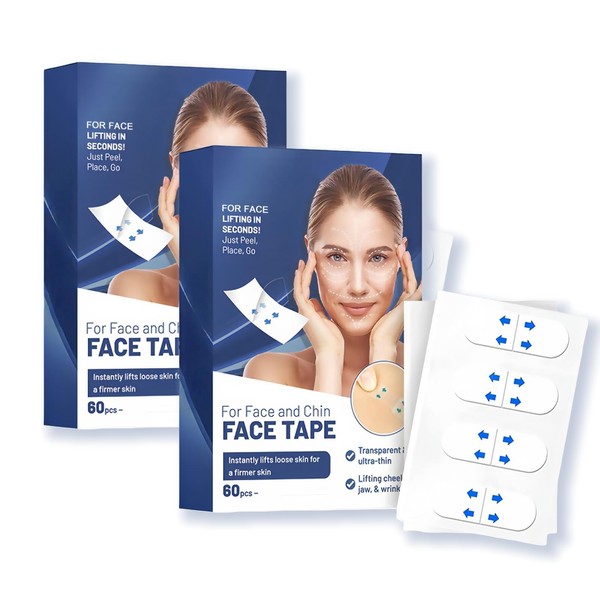 120 Pcs Face Lift Tape,Face Lift Tapes for Facial Wrinkles