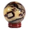 moonsix Natural Septarian Dragon Stone Sculpture Round Ball Sphere with