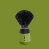 nom Max Vegan Black Fibre Shaving Brush, Olive, MAX21OL