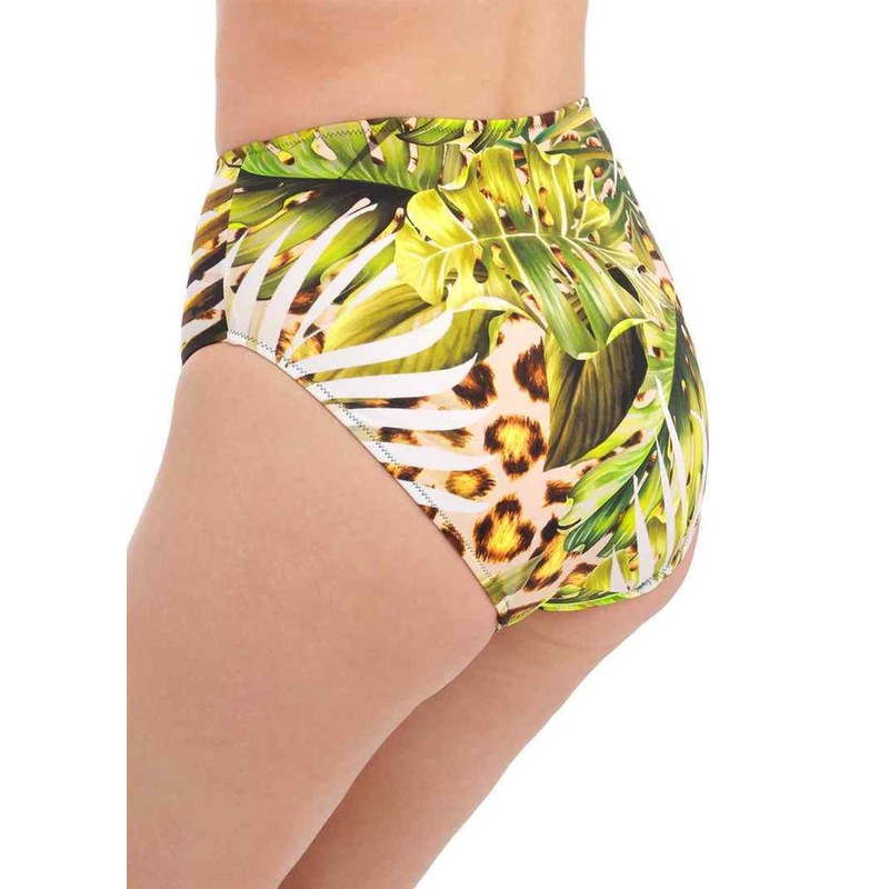 Fantasie Women's Standard Kabini Oasis High Waist Bikini Brief, Multi,