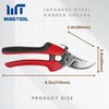 MINGTOOL Bypass Pruning Shears,0.7-inch Cut Capacity, Professional Gardening Tools, Heavy-Duty