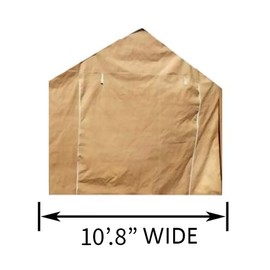 10X20 Canopy Tarp Carport (Front Panel)