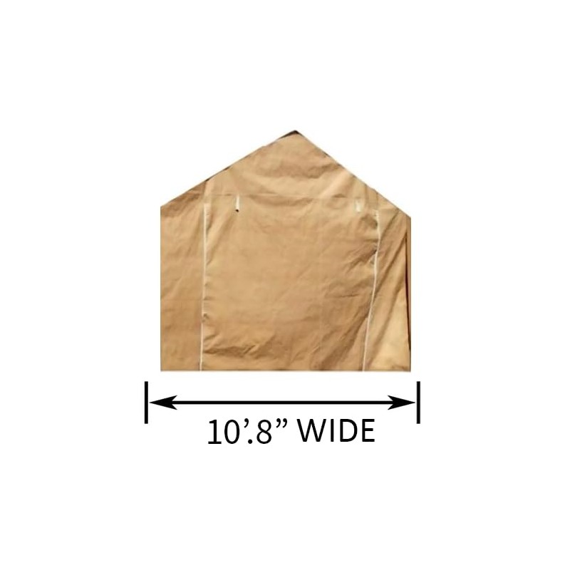 10X20 Canopy Tarp Carport (Front Panel)