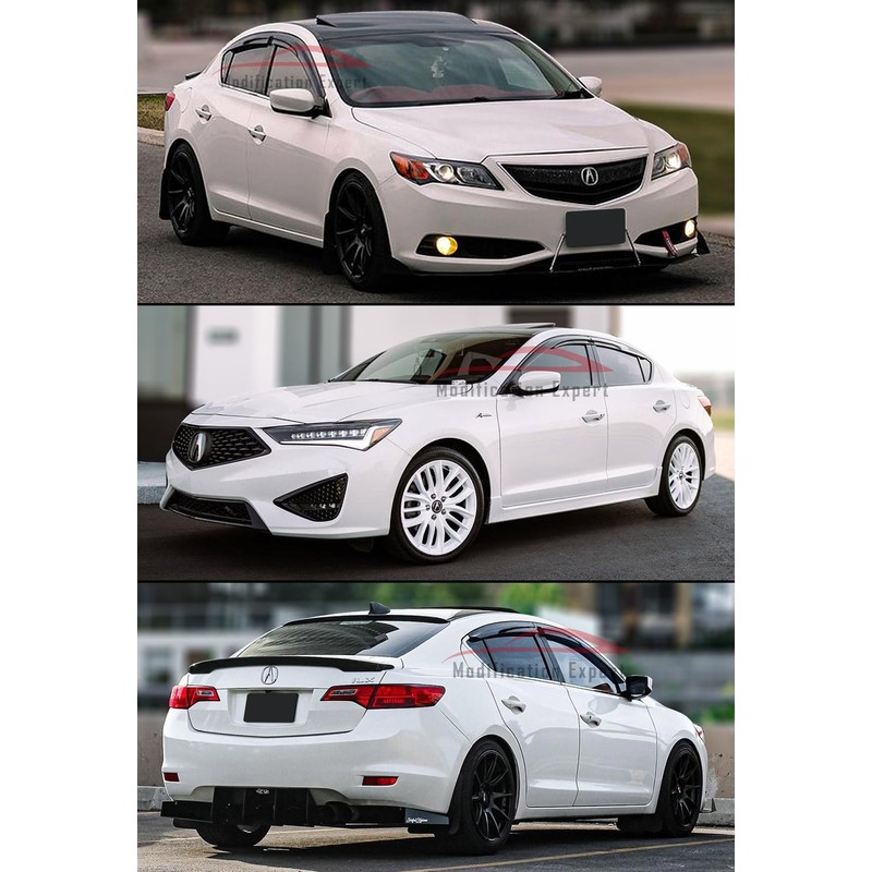 Fits for 2013-2022 Acura ILX 3D Wavy Mugen Style Window