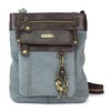 CHALA GEMINI Crossbody Canvas Gift Messenger Bag Indigo - Slim