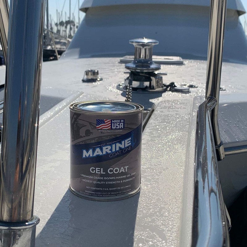 MarineCoat One Premium Marine Gelcoat (Black without Wax, Gallon)