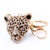 Keyring Charm Pendant, New Rhinestone Leopard Charm Pendant Purse Bag