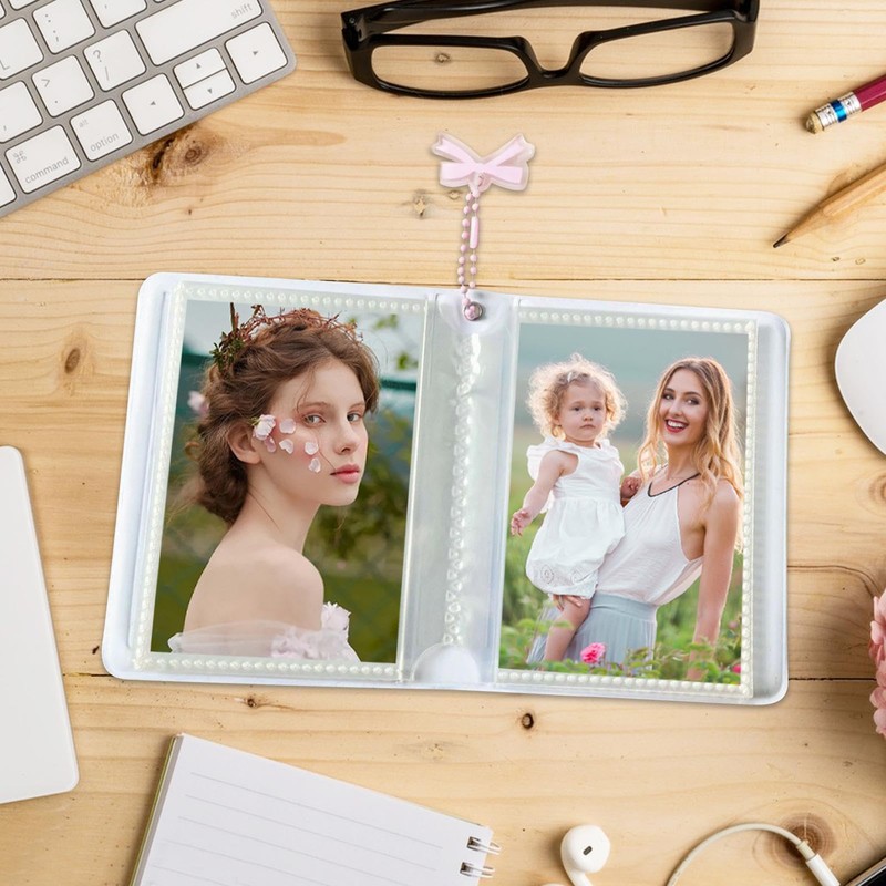 4Pack Photocard Binder, 3 Inch Photocard Holder Book, 40 Pockets