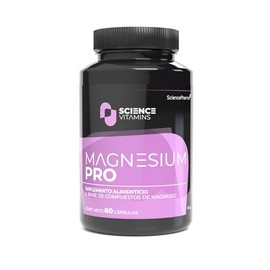 Magnesium Pro | Citrato y Glicinato de Magnesio + MAP, Trans-Resveratrol y Silicio Orgánico | Soporte muscular, nervioso y óseo | 60 cápsulas de 500 m