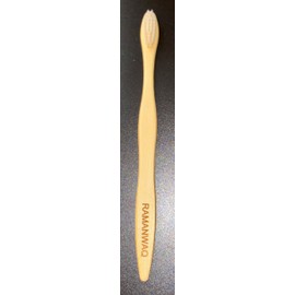 RAMANWAQ Eco-Friendly Bamboo toothbrushes with Soft BPA-Free bristles. Biodegradable, Vegan, Charcoal-Infused for Gentle Cleaning. Available in Sets of 10, 6, or 4. (10)