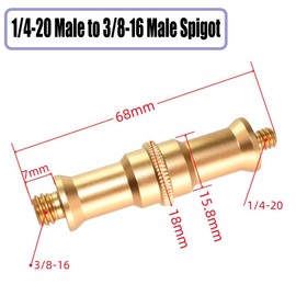 17PCS Camera Screw Adapter Set 1/4 Inch and 3/8 Inch Thread Screws Tripod Converter Mount for DSLR/Monopod/Light/Microphone/Action Camera