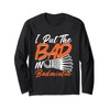 Lustiges Spieler-Liebesspiel I Put the Bad in Badminton Langarmshirt