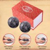 Healifty 1 Set/2PCS Chinese Exercise Baoding Balls Natural Jade Chinese
