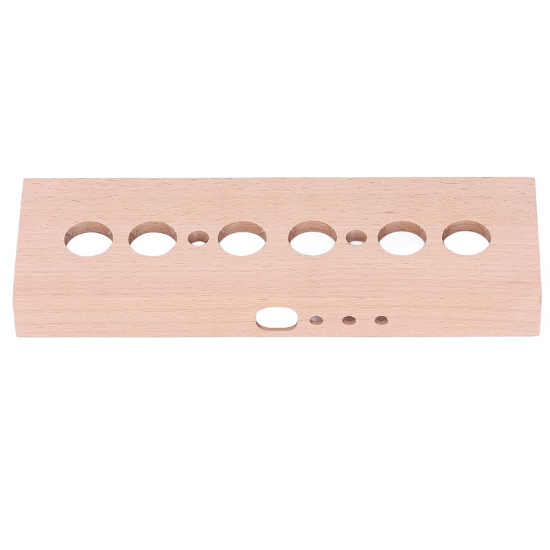 DIY Glow Tube Clock Kit 4 Lamps Beech Wood Enclosure