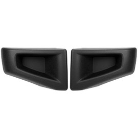 Front Bumper End Cap Compatible with 2003-2009 Hummer H2 Replacement For HU1004100 88944407 HU1005100 88944406 Pair Textured Black