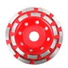 lehom Double-Row Diamond-Cup Grinding-Wheel Concrete Grinding Cup Wheel Disc Concrete