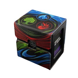 Ai Armor MTG Commander 100+ Card Custom Art Deck Box With Storage (Blue/Red/Green)
