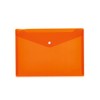 HERMA 20074 Document Wallet, A4 Transparent Orange, Pack of 5,
