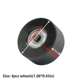 Rowing Machine Replacement Part Accessory, Water Rower Seat Wheels Attachment，Exercise Machine Equipment