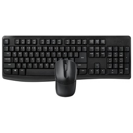 Rapoo Kabellose Maus und Tastatur X1800Pro (Bluetooth-Maus und Tastatur, spritzwassergeschützt, langlebiger Akku, Univer), Schwarz