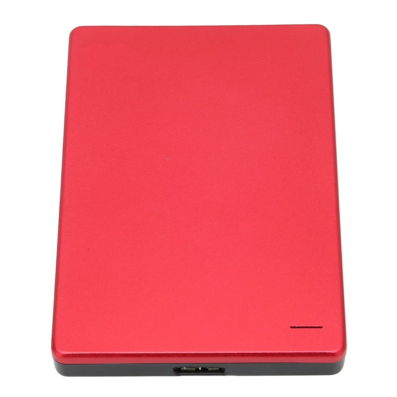 2.5in Red External HDD 6Gbps Transmission Portable External HDD Aluminum