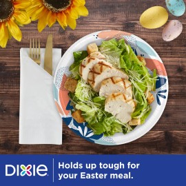 Dixie Everyday Disposable Paper Plates, 10", Multi-Color, 150 Count