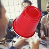 Zcaukya 120ct 2oz Mini Disposable Shot Cups, Small Red Plastic