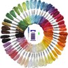 Newaner Embroidery Thread Set - 50 Colours for Embroidery Yourself