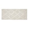Chesapeake Gilbert Diamond Ivory Bath Runner (24"X60")