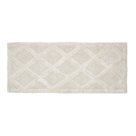 Chesapeake Gilbert Diamond Ivory Bath Runner (24"X60")