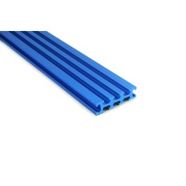 Bikykose Aluminum 1pk 36" Multi T-Track Fence for Woodworking, Anodized Blue Aluminum Alloy Woodworking Tools Double Cut Profile Universal T-Tracks with Predrilled Mounting Holes