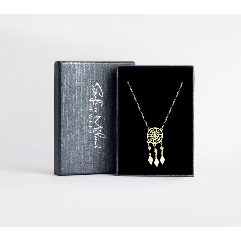 Sofia Milani - Women's Necklace 925 Silver Dream Catcher Pendant,