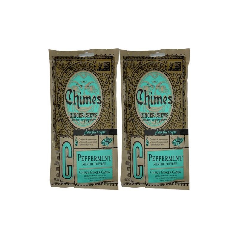 Chimes Ginger Chews Candy Multiple Flavors Available 5 oz (2