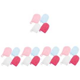 Minkissy 20pcs Microfiber Makeup Remover Mitts Reusable for Face Cleaning Sleep Mask Removal Easy to Clean
